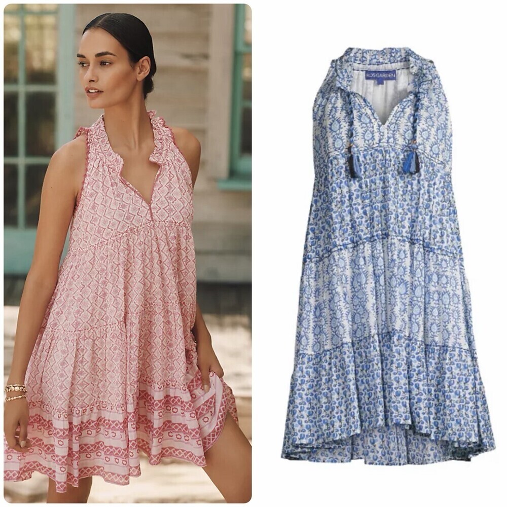NWT Ro's Garden Sofie Sleeveless Swing Mini Dress Lavinia (122)